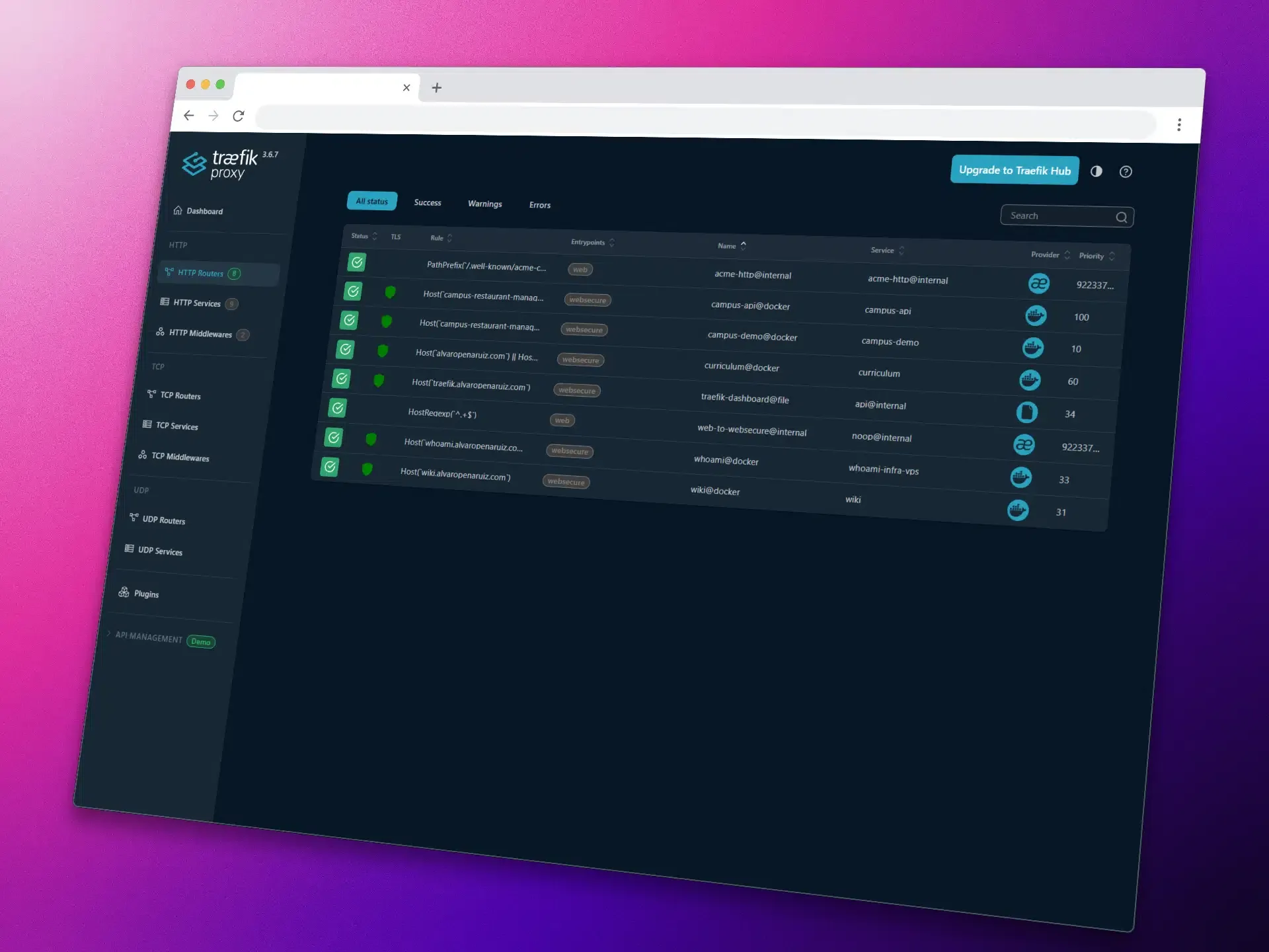 Docker VPS with Traefik